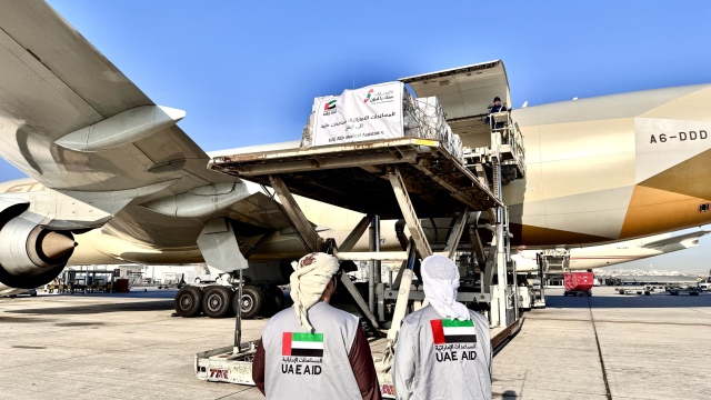 Photo: Beirut Airport receives 23rd relief plane carrying 35 tonnes of medical supplies as part of ‘UAE stands with Lebanon’