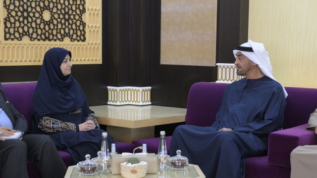 Photo: UAE President receives Iranian Vice President during working visit to UAE