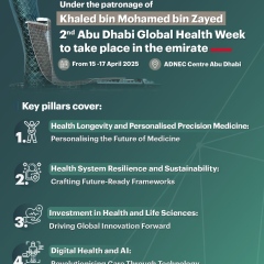 Photo: Abu Dhabi Global Health Week to take place on April 15