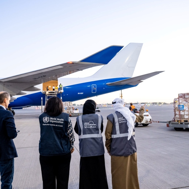 Photo: Dubai Humanitarian to scale up medical aid to Gaza with three new airlifts