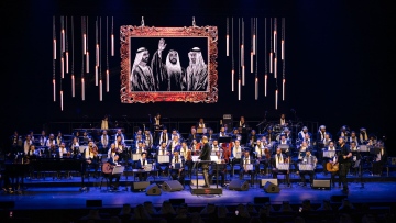 Photo: Abdullah bin Zayed attends celebration of Sultan Al Owais' centennial at Dubai Opera