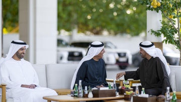 Photo: UAE President receives Ruler of Ras Al Khaimah