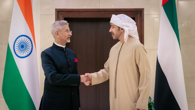 Photo: Abdullah bin Zayed, Indian External Affairs Minister discuss strategic ties