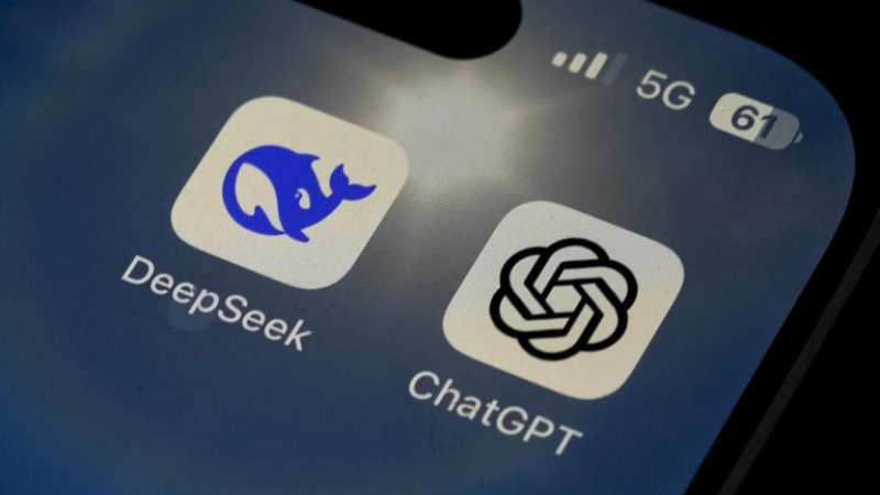 Photo: DeepSeek's new AI chatbot and ChatGPT answer sensitive questions about China differently