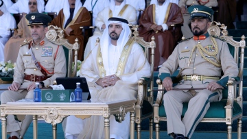 Photo: Hamdan bin Mohammed attends graduation ceremony at the Dubai Police Academy