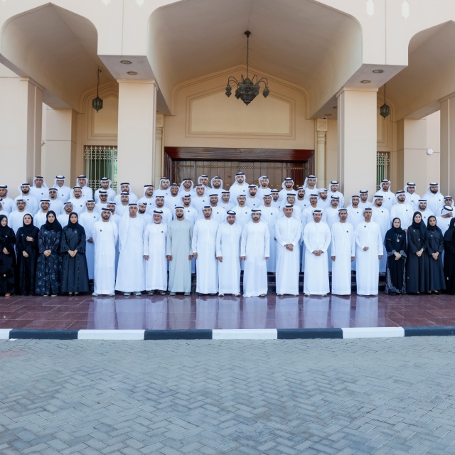 Photo: Hamdan bin Mohammed commends MBRSC team on successful launch of MBZ-SAT