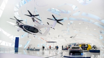 Photo: Museum of the Future Unveils Aerial Taxi Prototype Installation in Partnership with RTA