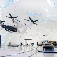 Photo: Museum of the Future Unveils Aerial Taxi Prototype Installation in Partnership with RTA