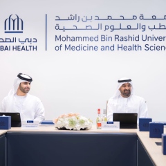 Photo: Ahmed bin Saeed chairs Dubai Health's Board meeting