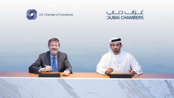 Photo: Dubai Chambers signs an MoU with United States Chamber of Commerce