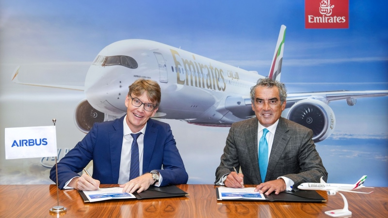 Photo: Emirates Enhances Fleet with Airbus Skywise Digital Maintenance