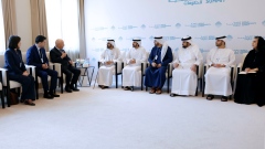 Photo: Mohammed bin Rashid meets with Klaus Schwab