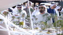 Photo: Mohammed bin Rashid reviews futuristic mobility system and Therme Dubai