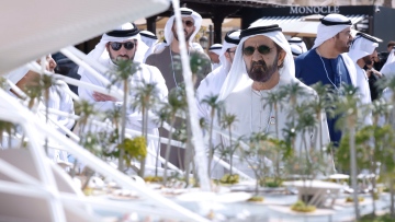 Photo: Mohammed bin Rashid reviews futuristic mobility system and Therme Dubai