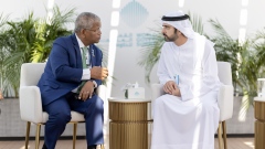 Photo: Hamdan bin Mohammed meets with President of Seychelles