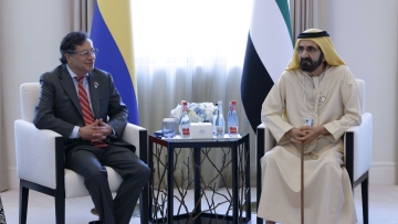 Photo: Mohammed bin Rashid meets with President of Colombia at World Governments Summit 2025