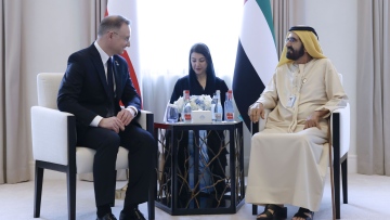 Photo: Mohammed bin Rashid meets with President of Poland at World Governments Summit 2025