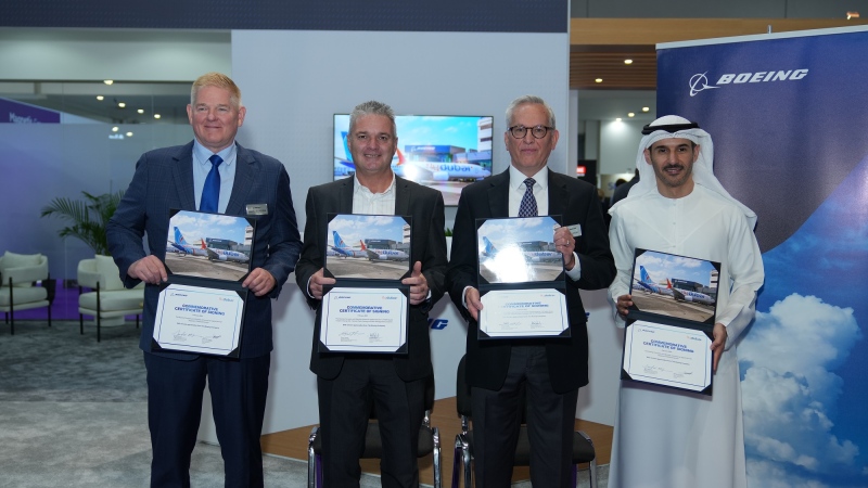 Photo: flydubai and Boeing Sign New Agreements to Enhance Fleet Efficiency