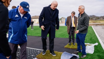 Photo: FIFA adopts new technologies to enhance World Cup pitch quality