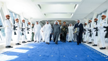 Photo: Hamdan bin Mohammed sees off Prime Minister of Kuwait