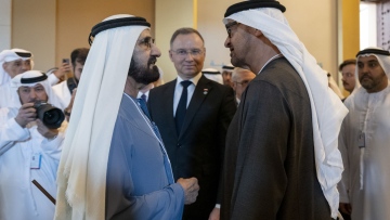 Photo: UAE President meets leaders, delegation heads attending World Governments Summit 2025