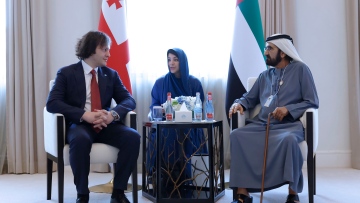 Photo: Mohammed bin Rashid meets with the Georgian Prime Minister, discusses bilateral relations