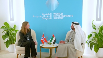 Photo: Saif bin Zayed meets with Norwegian Minister of Justice on sidelines of WGS 2025