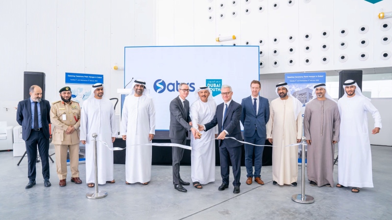 Photo: Dubai South inaugurates Satys aircraft paint facility