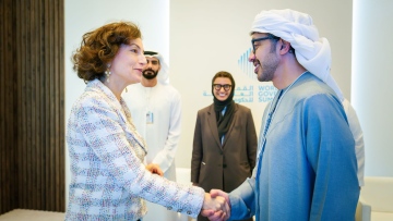 Photo: Abdullah bin Zayed, UNESCO Director-General discuss bilateral cooperation