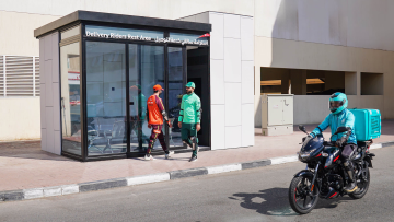 Photo: RTA Completes Construction of 40 Air-Conditioned Rest Areas for Delivery Riders