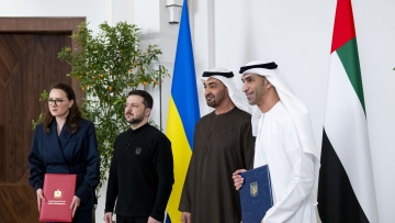 Photo: UAE, Ukraine Presidents witness signing of Comprehensive Economic Partnership Agreement