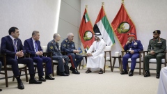 Photo: Hamdan bin Mohammed meets with Kazakhstan’s Defence Minister on sidelines of IDEX