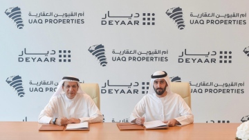 Photo: UAQ Properties and Deyaar sign agreement to develop projects on Umm Al-Quwain beachfront