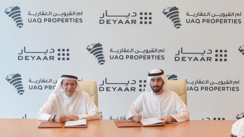 Photo: UAQ Properties and Deyaar sign agreement to develop projects on Umm Al-Quwain beachfront