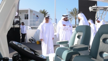 Photo: Ahmed bin Mohammed opens 31st edition of Dubai International Boat Show