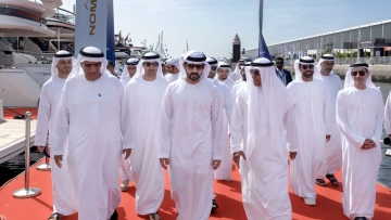 Photo: Hamdan bin Mohammed tours 31st edition of Dubai International Boat Show