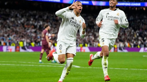 Photo: Mbappé Hat-Trick Fires Real Madrid Past Man City into Champions League Last 16