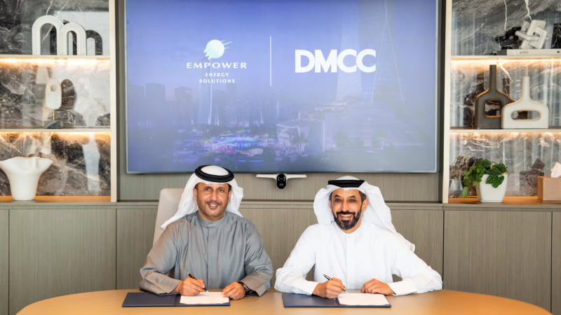 Photo: Empower and DMCC sign agreement to supply next phase of Uptown Dubai with sustainable district cooling services