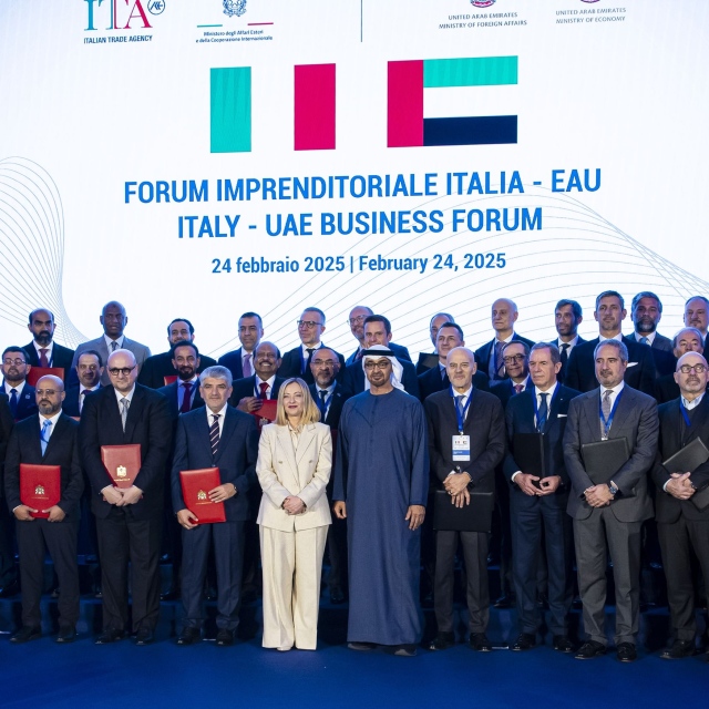 Photo: UAE President, Italian Prime Minister attend UAE-Italy Business Forum