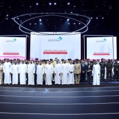 Photo: Mansoor bin Mohammed attends the graduation ceremony of the first cohort of the Dubai Disaster Medicine Programme