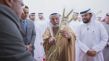 Photo: Sharjah Ruler attends 3rd season harvest of 'Saba Sanabel'