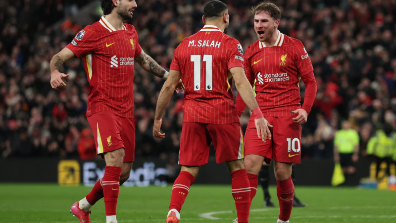 Photo: Liverpool Tighten Grip on Premier League Title with Win Over Newcastle