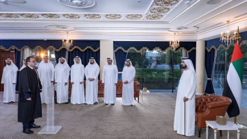 Photo: Mohammed bin Rashid presides over swearing-in ceremony of new judges at Dubai Courts