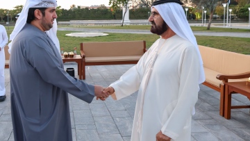 Photo: Mohammed bin Rashid receives Ramadan well-wishers