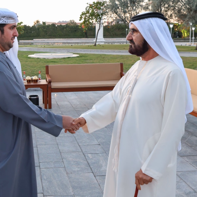 Photo: Mohammed bin Rashid receives Ramadan well-wishers