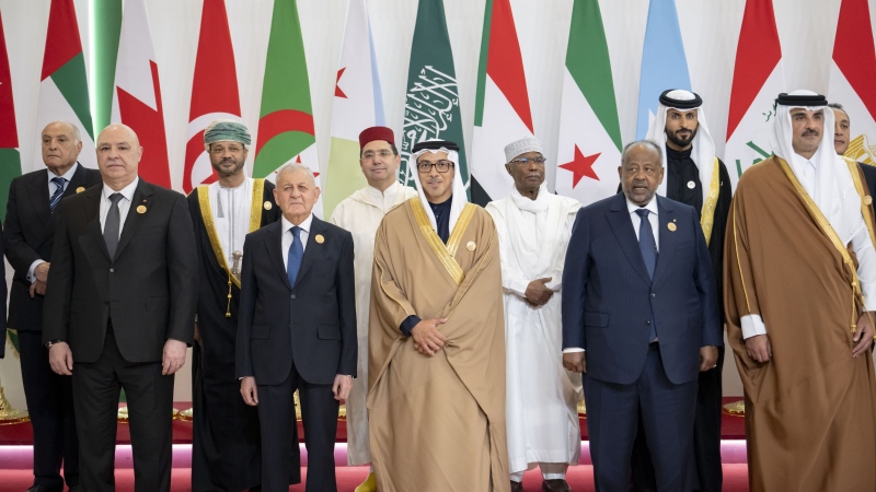 Photo: Mansour bin Zayed leads UAE delegation to Extraordinary Arab Summit in Cairo