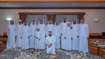 Photo: Hamdan bin Mohammed attends Iftar banquet hosted by the sons of the late Ahmed bin Sulayem