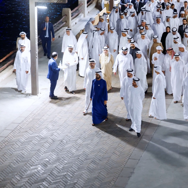 Photo: Mohammed bin Rashid receives Ramadan well-wishers at Al Shindagha