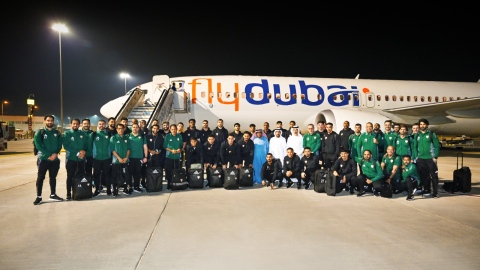 Photo: flydubai welcomes on board the UAE National Football Team